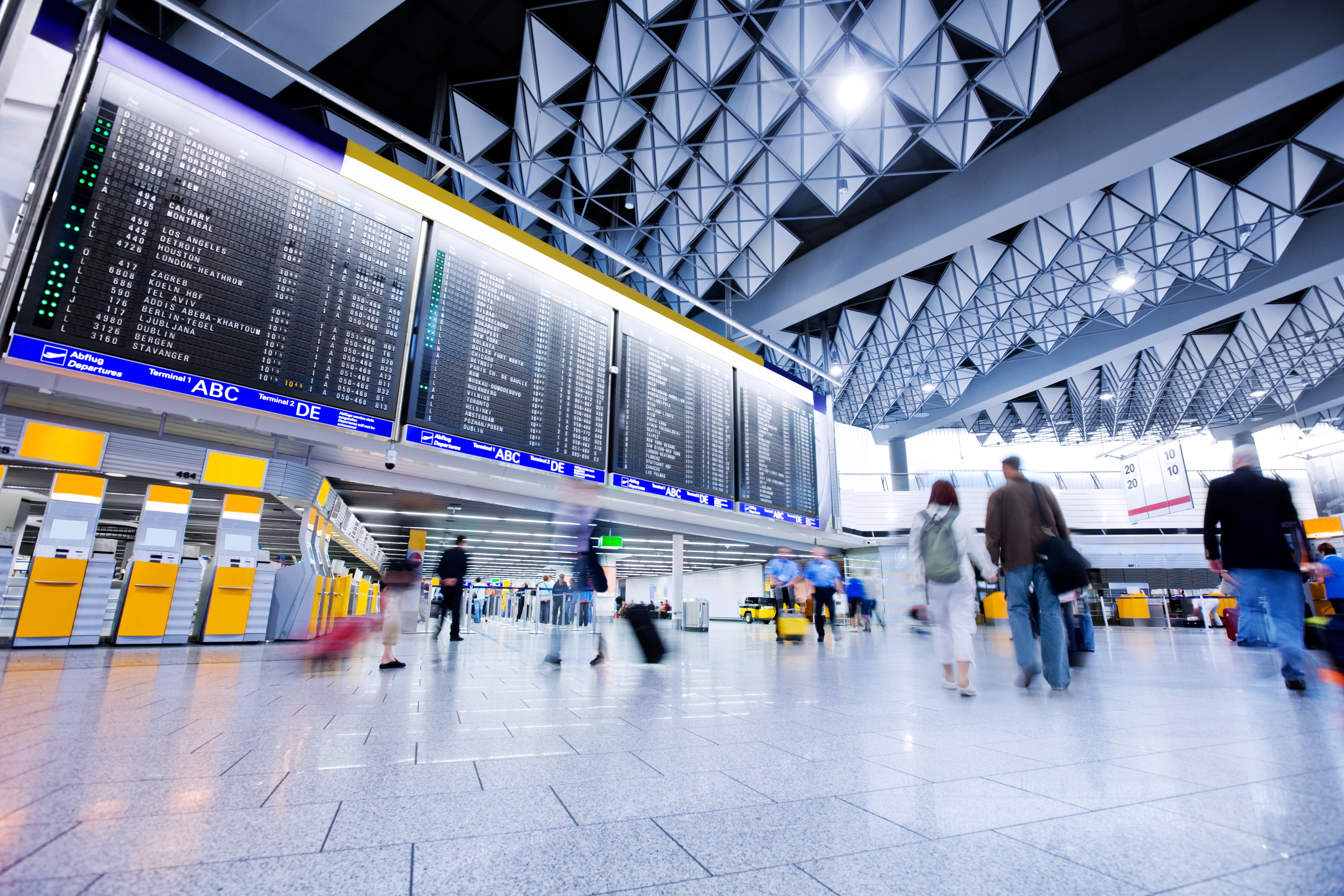 airport, crowd, departure schedule 