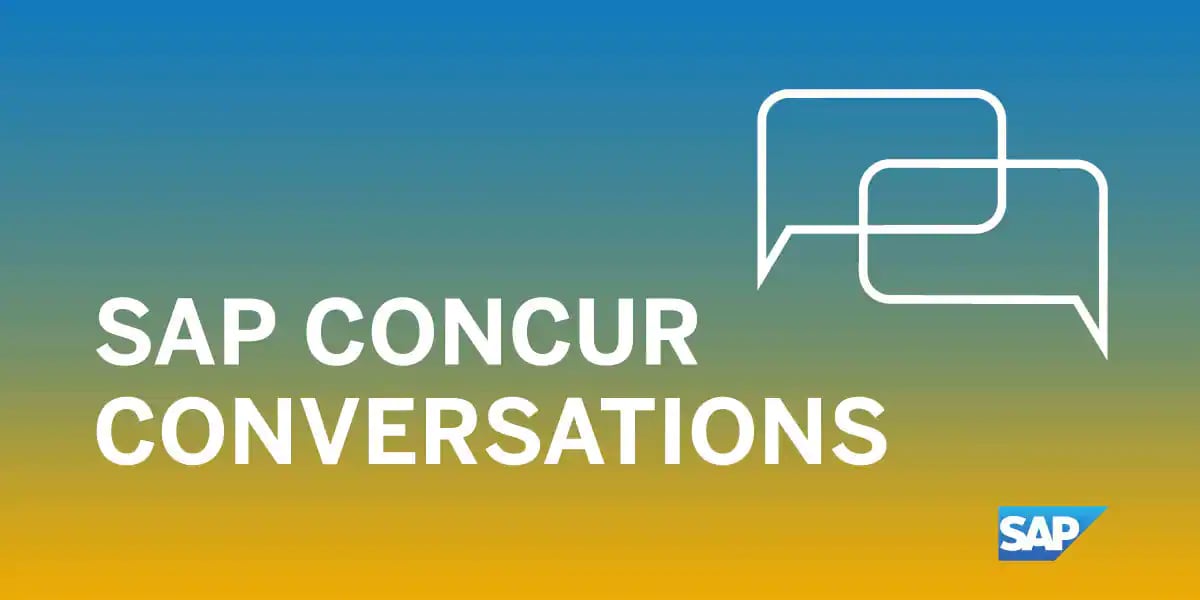 SAP Concur Conversations Podcast logo